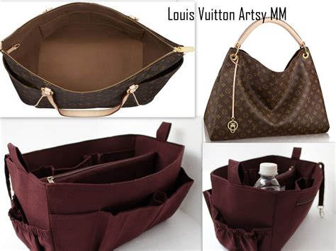 lv artsy bag organizer|artsy lv bag price.